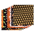 thumbnail image 1 of Poezie 20 Pcs Halloween Fabric Square Pumpkin Cats Owls Pattern Halloween Printed Fabric for Sewing Quilting Apparel Crafts Home Decor Supplies, 1 of 7