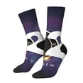thumbnail image 1 of Pofeuu 2025 Happy New Year 4 Print Crew Socks, Adult Running Hiking Socks for Youth and Adult, 1 of 6