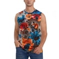 thumbnail image 1 of Pofeuu 3D Butterfly Print Men's Muscle T-Shirt, Sleeveless, Muscle Tank, Classic Muscle Tee Top For Men Casual Sleeveless Muscle T-Shirt Trendy Clothes-XX-Large, 1 of 7