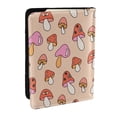 thumbnail image 1 of Pofeuu 70s Mushroom Print Travel Document Organizer Passport Holder Men Women for Family (6.5 in x 4.5 in),Wallet Holder Credit Card Clutch Bag Case, 1 of 5