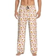 thumbnail image 1 of Pofeuu 70s Retro Flowers Print Men's Pajama Pants, Soft Lounge Pajama Pants with big pockets for Men Plaid Pj Bottoms-X-Large, 1 of 6