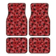 Pofeuu A  With A Spider 1 Print Car Foot Mat Set of 4 Pieces All