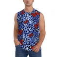 thumbnail image 1 of Pofeuu Abstract Colorful Butterflies Print Men's Muscle T-Shirt, Sleeveless, Muscle Tank, Classic Muscle Tee Top For Men Casual Sleeveless Muscle T-Shirt Trendy Clothes-XX-Large, 1 of 7