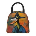 thumbnail image 1 of Pofeuu Abstract Funny Duck Print Lunch Bag for Adult Insulated Lunch Box,Leakproof Cooler Food Lunch Containers Reusable High Capacity Lunch Tote Bags-One Size, 1 of 6