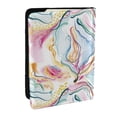thumbnail image 1 of Pofeuu Abstract Marble Texture Print Travel Document Organizer Passport Holder Men Women for Family (6.5 in x 4.5 in),Wallet Holder Credit Card Clutch Bag Case, 1 of 5