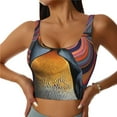 thumbnail image 1 of Pofeuu Abstract Pattern Penguin Print Sports Bra for Women Sexy Vest Yoga Running Gym Fitness Crop Bras Tops-XX-Large, 1 of 8