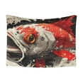 thumbnail image 1 of Pofeuu Abstract Red Koi Fish Art Print Puppy Blanket,Dog Blankets,Pet Blanket Cozy Cat Blankets for Indoor Cats, Fuzzy Pet Blanket for Kitten Doggy Dog Blankets-Medium, 1 of 8