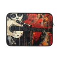 thumbnail image 1 of Pofeuu Abstract Skull Guitar Art Print Laptop Carrying Case,13-15-Inch Laptop and Tablet, Sleek Design, Durable and Water-Repellent Fabric, Business Casual or School-, 1 of 8