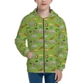 thumbnail image 1 of Pofeuu African Animals 1 Print Teenage Zipper Hoodie Sweatshirts Hooded Casual Jackets With Pocket For Boys Girls-Medium, 1 of 6