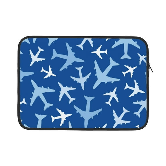 Pofeuu Airplanes in the Sky Print Laptop Carrying Case,13-15-Inch Laptop and Tablet, Sleek Design, Durable and Water-Repellent Fabric, Business Casual or School-13 inch