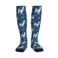 thumbnail image 1 of Pofeuu Alpaca Astronaut in Space Print Compression Socks for Women & Men Circulation - Best Support for Nurses,Running,Athletic,Sports, 1 of 7