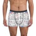 thumbnail image 1 of Pofeuu America Landmarks2 Print Men’s Boxer Briefs, Moisture-Wicking Underwear, Regular,Trunk-Large, 1 of 5