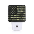 thumbnail image 1 of Pofeuu American Flag Camo Print Night Lights Plug into Wall with Dusk-to-Dawn Light Sensor, LED Nightlight for Bathroom, Adult, Hallway-EU, 1 of 7