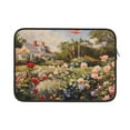 thumbnail image 1 of Pofeuu American Flag Rose Garden Print Laptop Carrying Case,13-15-Inch Laptop and Tablet, Sleek Design, Durable and Water-Repellent Fabric, Business Casual or School-15 inch, 1 of 8
