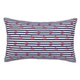 thumbnail image 1 of Pofeuu Anchors Print Polyester Microfiber Plush Pillowcases, Super Soft and Cozy Pillow Case Covers with Envelop Closure（Pillow core not included）-14"x20", 1 of 6