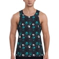 thumbnail image 1 of Pofeuu Animal Footprints Print Men's Workout Tank Tops Sleeveless Muscle Gym Shirt Quick Dry-3X-Large, 1 of 7