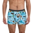 thumbnail image 1 of Pofeuu Animal Pirate Print Men’s Boxer Briefs, Moisture-Wicking Underwear, Regular,Trunk-Small, 1 of 5