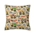 thumbnail image 1 of Pofeuu Animal Truck Print Double-sided plush pillowcase Square Throw Pillow Covers Pillows Cover for Living Room Bedroom Sofa Couch Cushion Cover（No pillow core）-16"x16", 1 of 7