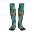 thumbnail image 1 of Pofeuu Animals In Camping Print Compression Socks for Women & Men Circulation - Best Support for Nurses,Running,Athletic,Sports, 1 of 7