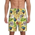 thumbnail image 1 of Pofeuu Animals Print Men's Soft Woven Elastic Waistband Sleep Pajama Short-3X-Large, 1 of 6