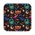 thumbnail image 1 of Pofeuu Animals Under Water Print Leather Coasters Set of 6, Round Cups Mugs Mat Pad for Home Kitchen Heat Resistant Drink Coasters,Square, 1 of 7