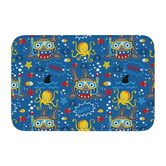 Pofeuu Animals1 Print Hem Mat 40x60 - Multipurpose Doormat for Indoor & Outdoor Use - Welcome Your Guests with our Entrance Mat