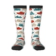 thumbnail image 1 of Pofeuu Artoon Car Print Stockings, Adult Running Hiking Socks for Youth and Adult, 1 of 6