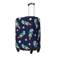 thumbnail image 1 of Pofeuu Astronaut Dinosaur and Space Print Luggage Suitcase Cover Protector Luggage Washable Covers Aesthetic for 18/24/28/32 inch Luggage（No luggage included）-Small, 1 of 7