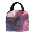 thumbnail image 1 of Pofeuu Astronaut Riding Fiery Horse Print Lunch Bag Lunch Box Insulated Lunch Bag Adult Lunch Box for Men and Women, 1 of 8
