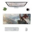 thumbnail image 1 of Pofeuu Autumn Dragon Mountain View Print Desk Mat for Keyboard and Mouse，Computer Desk Matt for Desktop，Large Mouse Pad for Desk，Desk Pads on Top of Desks 12x31.5in, 1 of 8