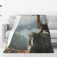 thumbnail image 1 of Pofeuu Autumn Dragon Mountain View Print Ultra-Soft Micro Fleece Blanket,for Bed Or Sofa,All Season Throw Blankets Flannel Blanket-40"x30", 1 of 7