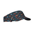 thumbnail image 1 of Pofeuu Autumn Forest Animals Cute Print Sunscreen Visor Cap Adjustable Sport Empty Top Baseball Sun Cap for Men Women Sports Outdoor Headwear, 1 of 7