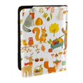 thumbnail image 1 of Pofeuu Autumn Forest Animals Print Travel Document Organizer Passport Holder Men Women for Family (6.5 in x 4.5 in),Wallet Holder Credit Card Clutch Bag Case, 1 of 5