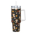 thumbnail image 1 of Pofeuu Autumn Fox Print 40oz Ice Bully With Handle And Straw Stainless Steel Vacuum Insulated Cup And 2 In 1 Straw Lid, 1 of 8
