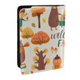 thumbnail image 1 of Pofeuu Autumn In The Forest Print Travel Document Organizer Passport Holder Men Women for Family (6.5 in x 4.5 in),Wallet Holder Credit Card Clutch Bag Case, 1 of 5