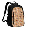 thumbnail image 1 of Pofeuu Autumn Leaves 3 Print Storage Laptop Backpack with USB Charging Port[Water Resistant] College Computer Bookbag Fits, 1 of 7