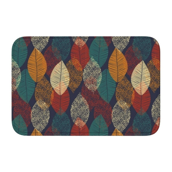 Pofeuu Autumn Leaves Print Hem Mat 40x60 - Multipurpose Doormat for Indoor & Outdoor Use - Welcome Your Guests with our Entrance Mat