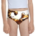 thumbnail image 1 of Pofeuu Autumn Raccoon In Forest Print Soft Cotton Underwear Girls'Briefs Soft Undies, 1 of 7