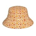 thumbnail image 1 of Pofeuu Autumn Red and Orange Maple Leaves Print Bucket Hat for Women Men Reflective Bucket Hats Beach Summer Sun Hat Travel Fisherman Cap, 1 of 6