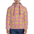 thumbnail image 1 of Pofeuu Avocado And Sun Print Mens Casual Hooded Collar Drawstring Hoodies Pullover Sweatshirts Casual Long Sleeve Shirts-X-Large, 1 of 7