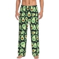 thumbnail image 1 of Pofeuu Avocado Heart Print Men's Pajama Pants, Soft Lounge Pajama Pants with big pockets for Men Plaid Pj Bottoms-X-Large, 1 of 6
