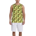 thumbnail image 1 of Pofeuu Avocado Print Basketball Jersey, Shirts for Men Youth Basketball Jersey Crew Neck-Medium, 1 of 6