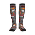 thumbnail image 1 of Pofeuu BBQ Icons Print Compression Socks for Women & Men Circulation - Best Support for Nurses,Running,Athletic,Sports, 1 of 7