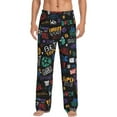 thumbnail image 1 of Pofeuu Basketball Print Men's Pajama Pants, Soft Lounge Pajama Pants with big pockets for Men Plaid Pj Bottoms-Large, 1 of 6