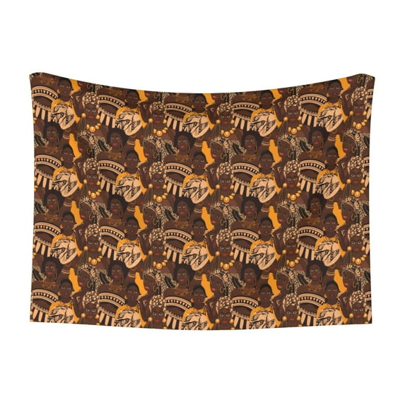 Pofeuu Beautiful Ethnic African Women Print Puppy Blanket,Dog Blankets,Pet Blanket Cozy Cat Blankets for Indoor Cats, Fuzzy Pet Blanket for Kitten Doggy Dog Blankets-Medium