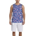 thumbnail image 1 of Pofeuu Beautiful Koi Fish Print Basketball Jersey, Shirts for Men Youth Basketball Jersey Crew Neck-XX-Large, 1 of 6