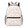thumbnail image 1 of Pofeuu Beautiful Rabbit Print Backpack for Men and Women - Basic Bookbag Casual Daypack Backpacks for College Work Travel-One Size, 1 of 5