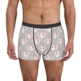 thumbnail image 1 of Pofeuu Beautiful Rabbit1 Print Men’s Boxer Briefs, Moisture-Wicking Underwear, Regular,Trunk-XX-Large, 1 of 5