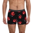 thumbnail image 1 of Pofeuu Beautiful Red Ladybug Print Men’s Boxer Briefs, Moisture-Wicking Underwear, Regular,Trunk-X-Large, 1 of 5