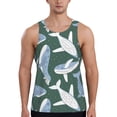 thumbnail image 1 of Pofeuu Beautiful Whales Print Men's Workout Tank Tops Sleeveless Muscle Gym Shirt Quick Dry-3X-Large, 1 of 7